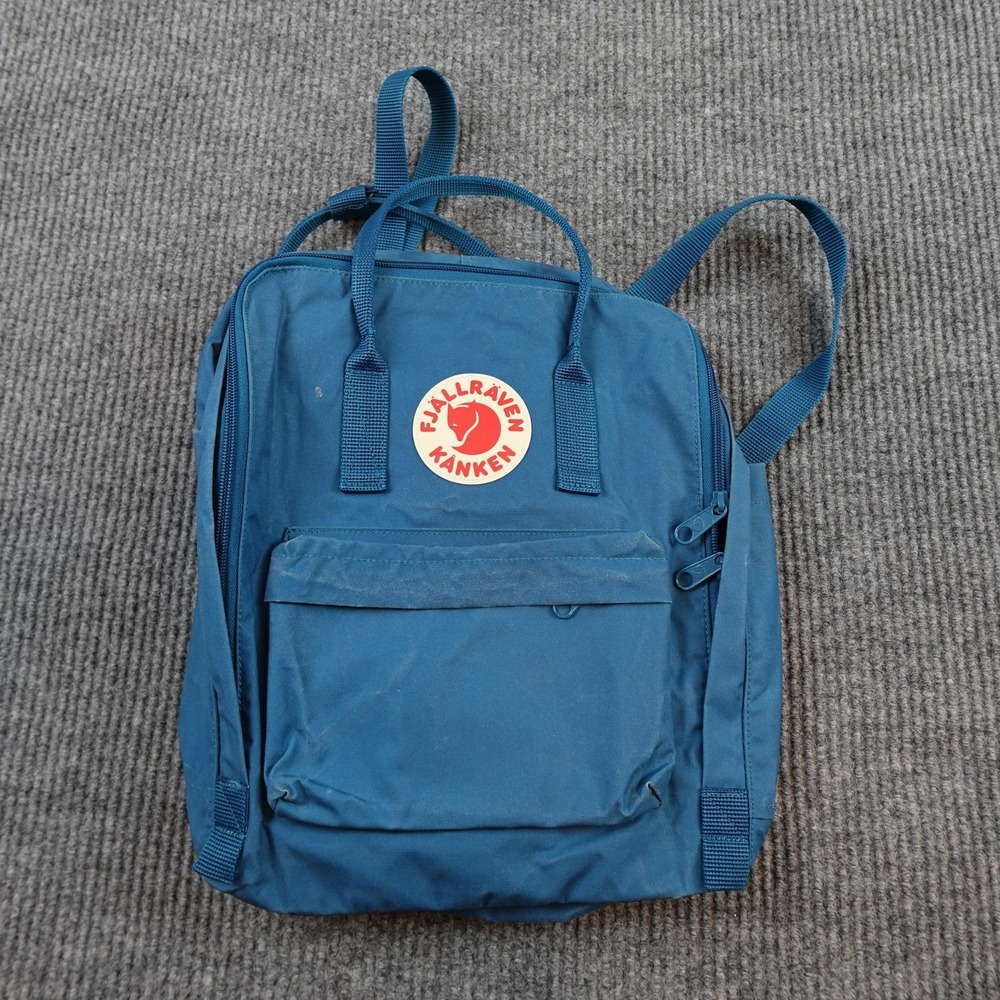 Fjallraven Blue Kanken Backpack Soft Case Adjustable Unisex Daypack Travel Bag